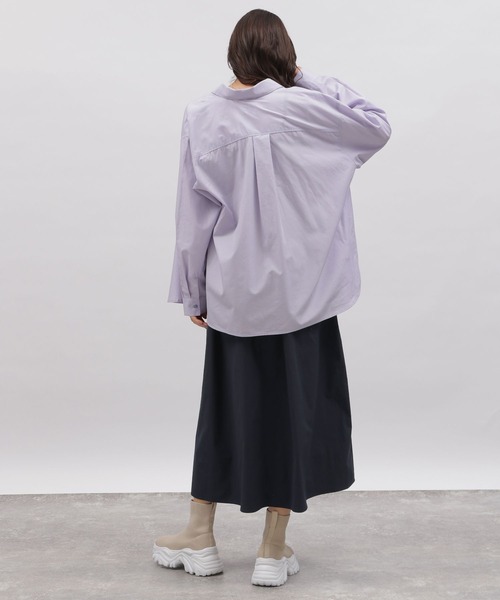 ♦️お値下げしました♦️ フラメンコブラウス 手洗い可能〉前後 2WAY シアー ストライプ ブラウス◇｜ SHIPS 公式サイト