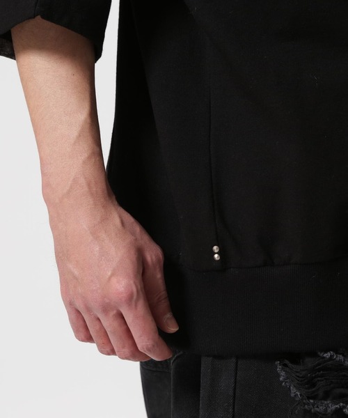 KMRii（ケムリ）の「KMRii/ケムリ/Back Cross Dolman Top（Tシャツ/カットソー・メンズ・ブラック・2）」の14枚目の写真