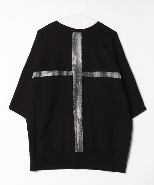 KMRii（ケムリ）の「KMRii/ケムリ/Back Cross Dolman Top（Tシャツ/カットソー・メンズ・ブラック・2）」の6枚目の写真