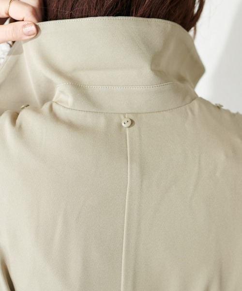 natural couture(ナチュラルクチュール)の「ZIP付きマルチWAYトレンチ(トレンチコート・レディース・カーキ/オフホワイト/ライトベージュ・FREE)」の12枚目の写真