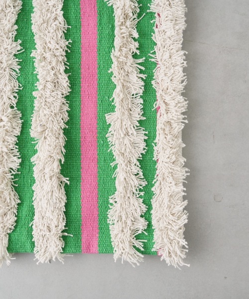 BIRTHDAY BAR（バースデイバー）の「【SAHIR サヒール】Cushion fringe cover クッションカバー（クッション/クッションカバー・レディース・グリーン/ブルー・フリー）」の17枚目の写真