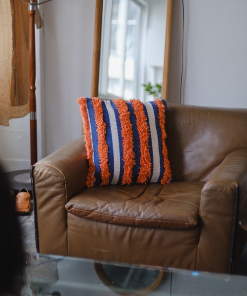 BIRTHDAY BAR（バースデイバー）の「【SAHIR サヒール】Cushion fringe cover クッションカバー（クッション/クッションカバー・レディース・グリーン/ブルー・フリー）」の4枚目の写真