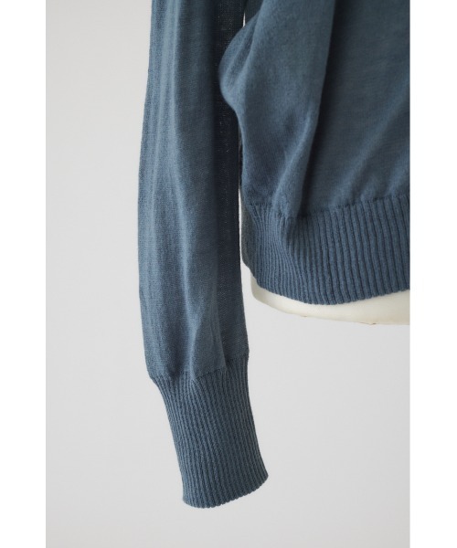 RIM.ARK（リムアーク）の「Classic tie knit クラシックタイニット（ニット/セーター・レディース・ブラック/ライトベージュ/ライトブルー・FREE）」の22枚目の写真