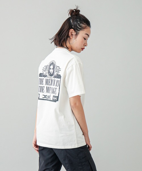 tシャツ Vintage Logo T-shirts レディース X-girl（エックスガール）の「VINTAGE LABEL FACE LOGO S/S TEE