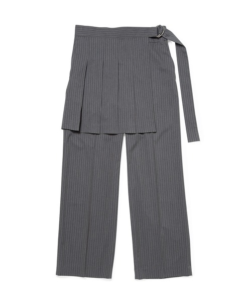 M TO R（ムウトアール）の「［PANTS］PINSTRIPE STRAIGHT PANTS（その他パンツ・レディース・ライトグレー/ネイビー・38/40）」の22枚目の写真