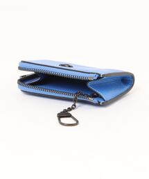 OLD COACH オールドコーチ　ブルーレザー　ケース　キーケース Brandol / COACH コーチ 小銭入れ レザー ジップ キー ケース