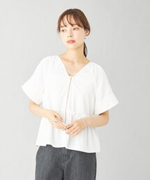 EMMEL REFINES（エメルリファインズ）の「＜EMMEL REFINES＞EM 2WAY ZIP フリル ブラウス（シャツ/ブラウス・レディース）」