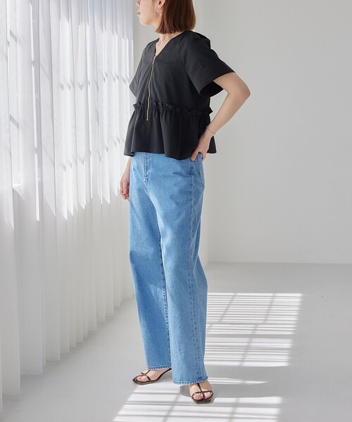 トップス em 再入荷予定有!ANTIQUA GOLF×STCH チェックトップス レディース