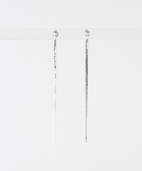 URBAN RESEARCH Sonny Label（アーバンリサーチサニーレーベル）の「二連チェーンピアス（ピアス（両耳用）・レディース・シルバー/ゴールド・ONE）」の4枚目の写真