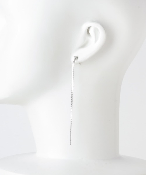 URBAN RESEARCH Sonny Label（アーバンリサーチサニーレーベル）の「二連チェーンピアス（ピアス（両耳用）・レディース・シルバー/ゴールド・ONE）」の8枚目の写真