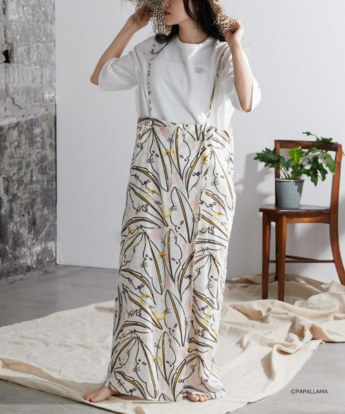 Franklin Climbing（フランクリンクライミング）の「【Retreat】2WAYキャミサロペット【PEPALAMAコラボ】（サロペット/オーバーオール・レディース・その他/アイボリー・ONE SIZE）」の2枚目の写真