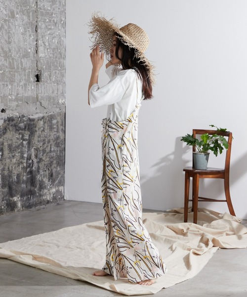 Franklin Climbing（フランクリンクライミング）の「【Retreat】2WAYキャミサロペット【PEPALAMAコラボ】（サロペット/オーバーオール・レディース・その他/アイボリー・ONE SIZE）」の6枚目の写真