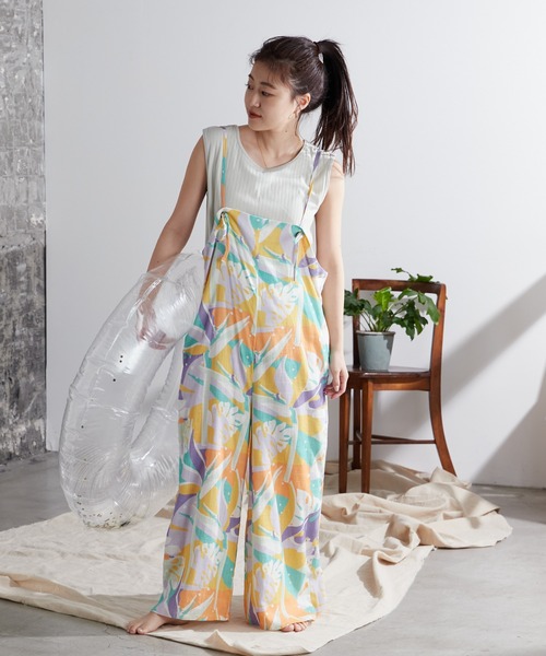 Franklin Climbing（フランクリンクライミング）の「【Retreat】2WAYキャミサロペット【PEPALAMAコラボ】（サロペット/オーバーオール・レディース・その他/アイボリー・ONE SIZE）」の8枚目の写真