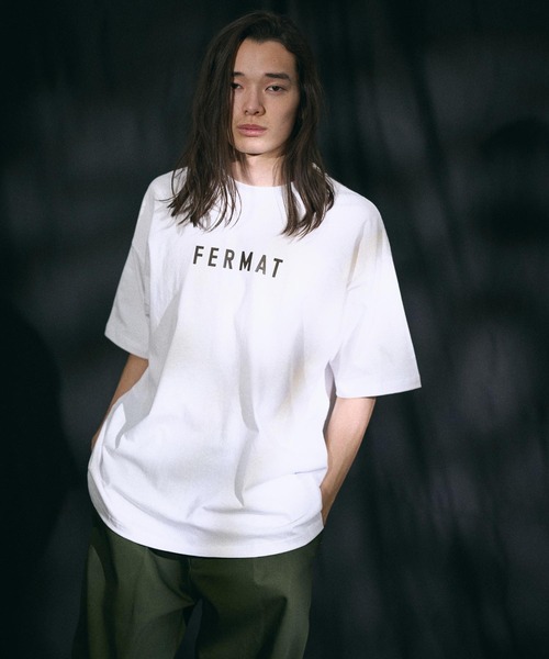THEOREM(セオレム)の「mt8985- FERMAT Tee Tシャツ(Tシャツ/カットソー・メンズ・ホワイト×グリーン/ホワイト×ブラック/ホワイト系その他/ホワイト×ブラウン・S/M/L/XL/XS/XXL)」の22枚目の写真
