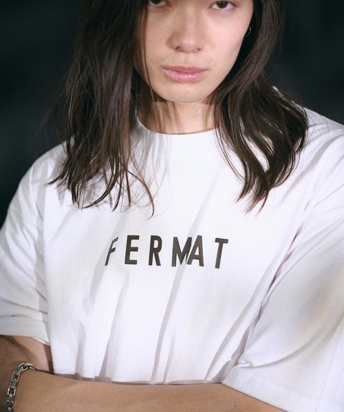 THEOREM(セオレム)の「mt8985- FERMAT Tee Tシャツ(Tシャツ/カットソー・メンズ・ホワイト×グリーン/ホワイト×ブラック/ホワイト系その他/ホワイト×ブラウン・S/M/L/XL/XS/XXL)」の20枚目の写真
