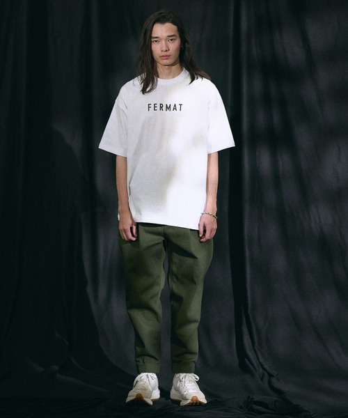 THEOREM(セオレム)の「mt8985- FERMAT Tee Tシャツ(Tシャツ/カットソー・メンズ・ホワイト×グリーン/ホワイト×ブラック/ホワイト系その他/ホワイト×ブラウン・S/M/L/XL/XS/XXL)」の19枚目の写真