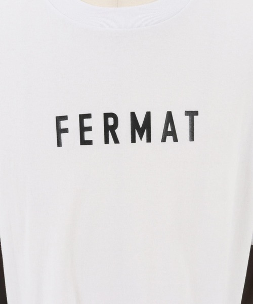 THEOREM(セオレム)の「mt8985- FERMAT Tee Tシャツ(Tシャツ/カットソー・メンズ・ホワイト×グリーン/ホワイト×ブラック/ホワイト系その他/ホワイト×ブラウン・S/M/L/XL/XS/XXL)」の6枚目の写真