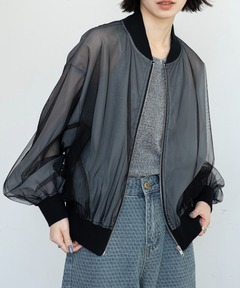 CLANE/クラネ】MESH LANTERN JACKET/メッシュランタンジャケット