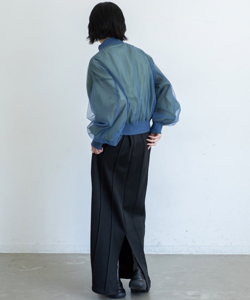 最終価格スコット系FENNEL☆新品 バッグチュールブルゾン チュールシアーブルゾン（ブルゾン）｜VACANCY（ヴァカンシー
