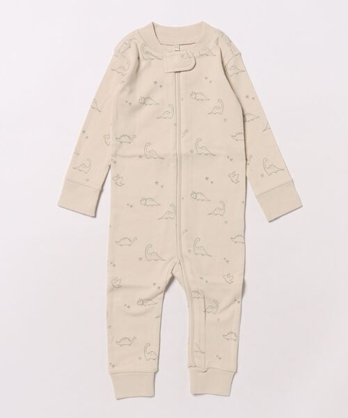 【セール】★Quincy Mae★ZIP LONG SLEEVE SLEEPER || DINOS（その他ベビー用品）｜Quincy Mae（クインシーメイ）