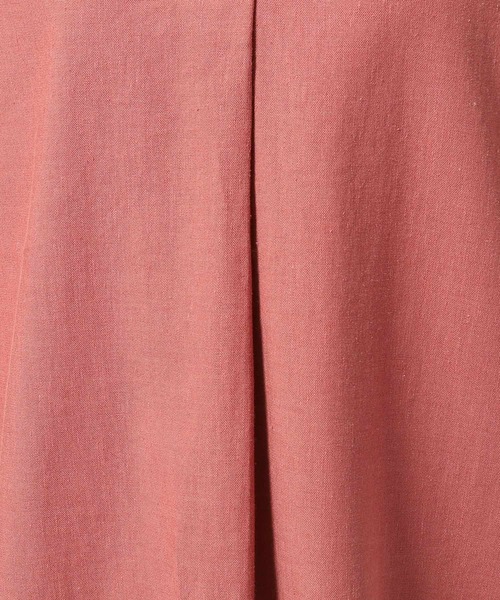 SHOO・LA・RUE（シューラルー）の「◆【UV/抗菌防臭】ゆる さら ふわり フレンチリネンブレンドワンピース（ワンピース・レディース・ベージュ/ブラック/レッド系1/ホワイト系2/ブルー系その他4・00）」の13枚目の写真