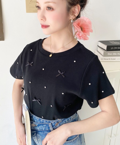 Sold out♡バックリボンカットソー♡ Sold out♡バックリボンカットソー♡