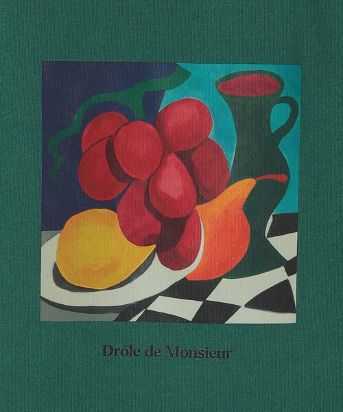 Drole De Monsieur(ドロール ド ムッシュ)の「<DROLE DE MONSIEUR> NATURE MORTE Tシャツ(Tシャツ/カットソー・メンズ・ケリー・L/M)」の7枚目の写真