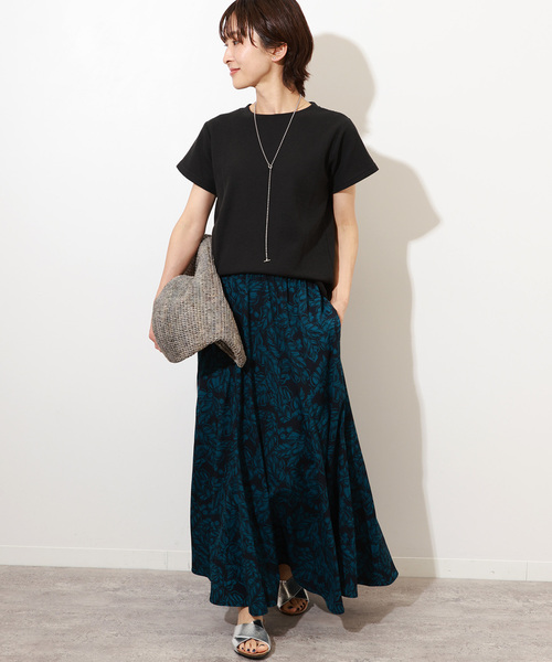 JOURNAL STANDARD relume(ジャーナルスタンダード レリューム)の「《追加》TCワッフルショートスリーブTシャツ(Tシャツ/カットソー・レディース・ホワイト/ブラック/ブルー/ストーン/バーガンディー・FREE)」の6枚目の写真