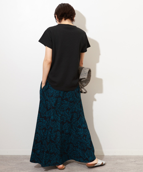 JOURNAL STANDARD relume(ジャーナルスタンダード レリューム)の「《追加》TCワッフルショートスリーブTシャツ(Tシャツ/カットソー・レディース・ホワイト/ブラック/ブルー/ストーン/バーガンディー・FREE)」の8枚目の写真
