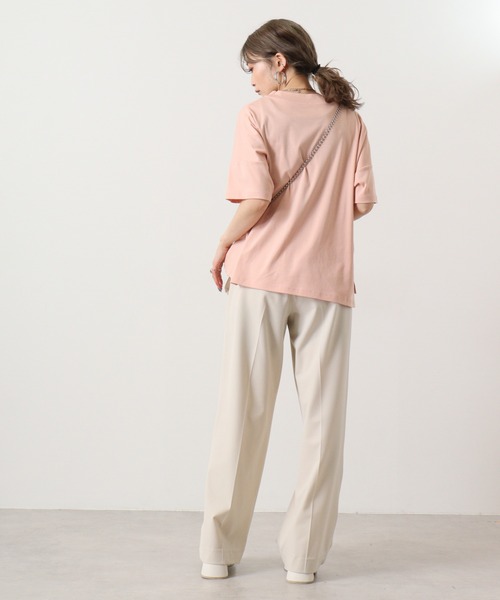 【セール】BRODIAEA ローズペトール加工 レースプリントTシャツ(Tシャツ/カットソー)|BRODIAEA(ブローディア) 【セール】BRODIAEA ローズペトール加工 レースプリントTシャツ(Tシャツ/カットソー)|BRODIAEA(ブローディア)