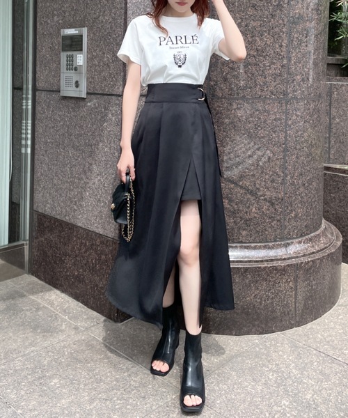 TORTE（トルテ）の「スリットフレアスカート（スカート・レディース・ブラック/ダークグレー/ブラック系その他/パープル/ブラック系その他2・FREE）」の21枚目の写真