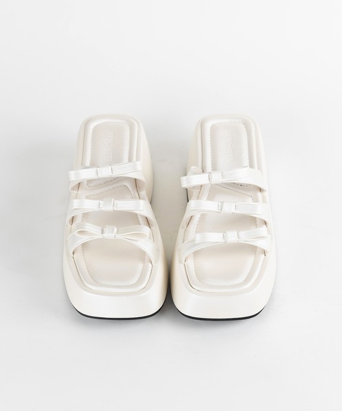 M me eme／Ribbon platform sandals (eme10352) | All Item | Mmeeme