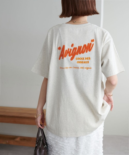 セール】【ユニセックス】サガラバック刺繍半袖Tシャツ《WEB限定》（T