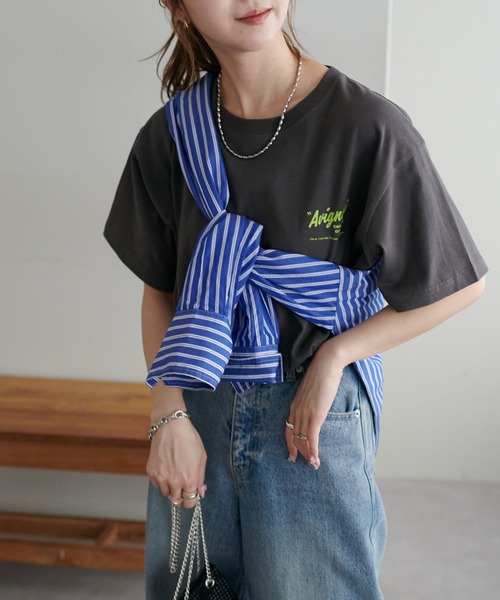 ユニセックス】サガラバック刺繍半袖Tシャツ《WEB限定》（Tシャツ