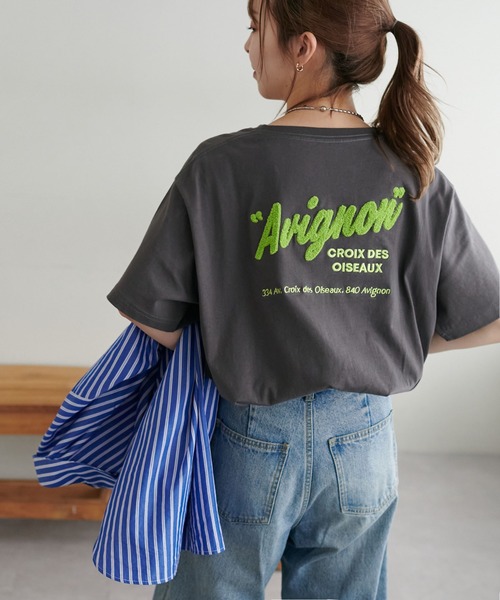 DISCOAT（ディスコート）の「【ユニセックス】サガラバック刺繍半袖T