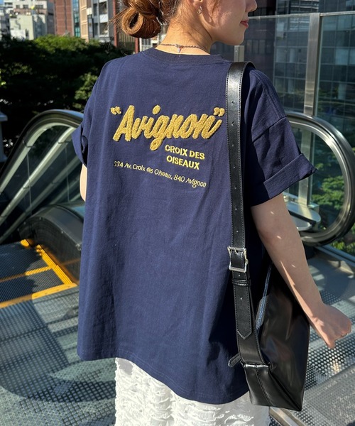 セール】【ユニセックス】サガラバック刺繍半袖Tシャツ《WEB限定》（T