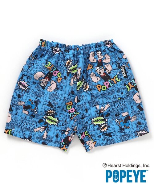 セール】【ポパイ(TM)コラボ】コミック総柄パンツ（その他パンツ