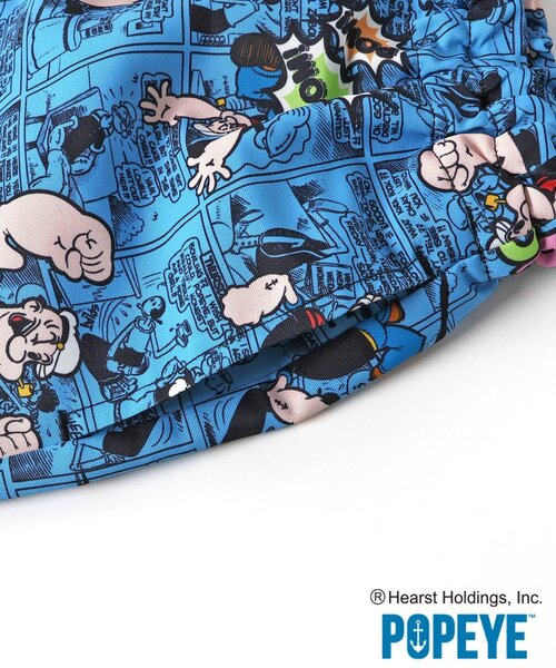 PUFFY STOF コラボ パンツ セール】【ポパイ(TM)コラボ】コミック総柄パンツ（その他パンツ