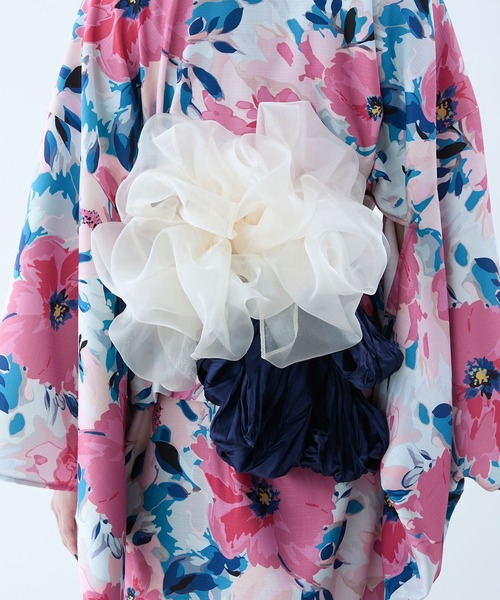 forksy.（フォルクシー）の「【forksy.】4点セット／アソート柄セパレート浴衣ワンピース（浴衣・レディース・レッド/ブラック/ライトブルー/アイボリー/レッド系/アイボリー系/ブルー/ベージュ/ホワイト・FREE）」の17枚目の写真