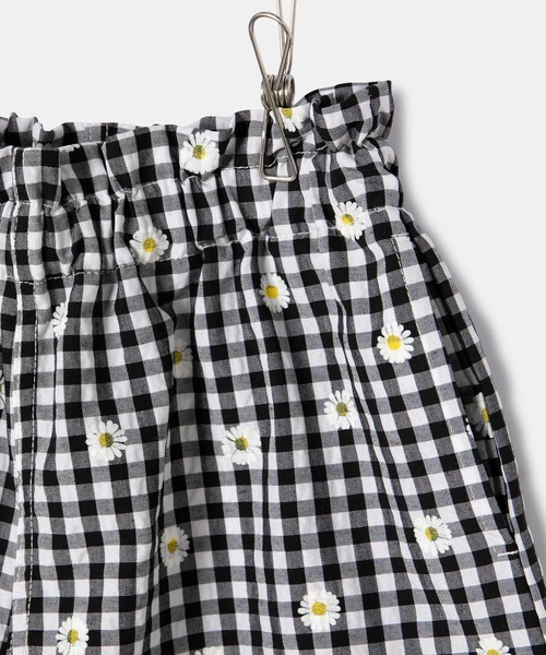 ROPE' PICNIC（ロペピクニック）の「【KIDS】サッカーギンガムチェックショートパンツ（その他パンツ・キッズ・ブラック/ブラック系その他・110/120/130/140/150）」の6枚目の写真