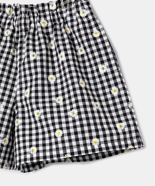 ROPE' PICNIC（ロペピクニック）の「【KIDS】サッカーギンガムチェックショートパンツ（その他パンツ・キッズ・ブラック/ブラック系その他・110/120/130/140/150）」の7枚目の写真
