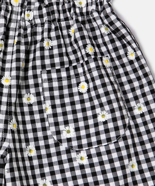 ROPE' PICNIC（ロペピクニック）の「【KIDS】サッカーギンガムチェックショートパンツ（その他パンツ・キッズ・ブラック/ブラック系その他・110/120/130/140/150）」の8枚目の写真