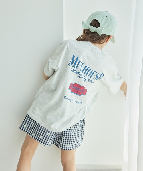 ROPE' PICNIC（ロペピクニック）の「【KIDS】サッカーギンガムチェックショートパンツ（その他パンツ・キッズ・ブラック/ブラック系その他・110/120/130/140/150）」の21枚目の写真