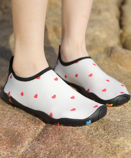 セール】レディース 水陸両用小粒ハートマリンシューズ（その他