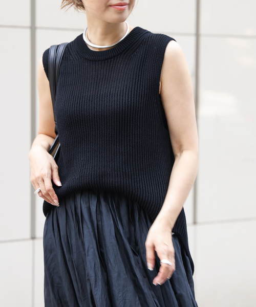 Deuxieme Classe Polite ニット ベスト Deuxieme Classe（ドゥーズィエムクラス）の「追加 Polite