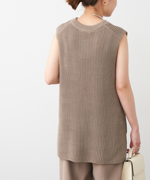 Deuxieme Classe Polite ニット ベスト　ブラウン Deuxieme Classe Polite ニット ベスト