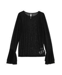 LAGUNAMOON | フレアスリーブチュールトップス(Tシャツ/カットソー)