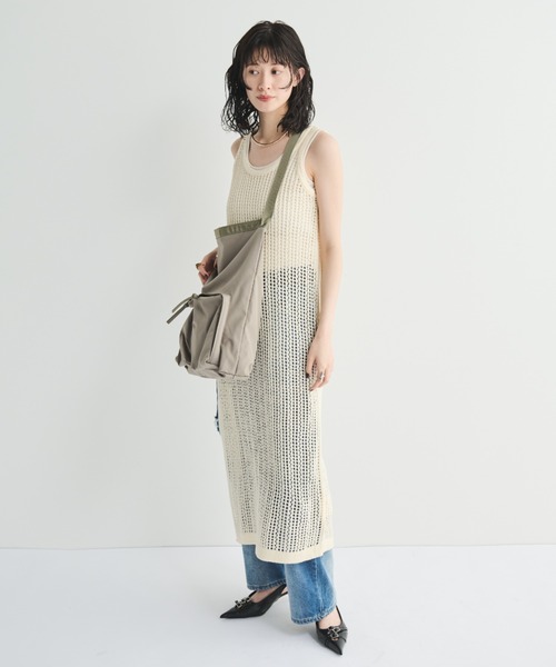 MERLOT(メルロー)の「カーゴポケットビッグトート(トートバッグ・レディース・カーキ・FREE)」の12枚目の写真