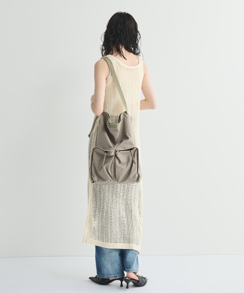 MERLOT(メルロー)の「カーゴポケットビッグトート(トートバッグ・レディース・カーキ・FREE)」の13枚目の写真