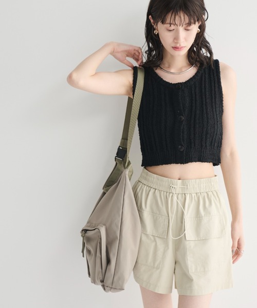 MERLOT(メルロー)の「カーゴポケットビッグトート(トートバッグ・レディース・カーキ・FREE)」の7枚目の写真